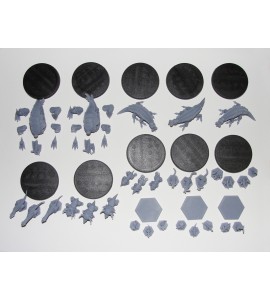 Terra Novan Fauna Set - 3D Printed Resin Miniatures