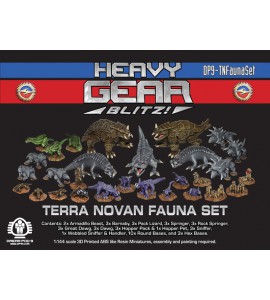 Terra Novan Fauna Set - 3D Printed Resin Miniatures
