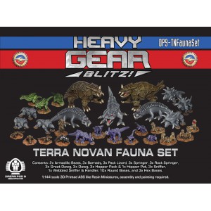 Terra Novan Fauna Set - 3D Printed Resin Miniatures
