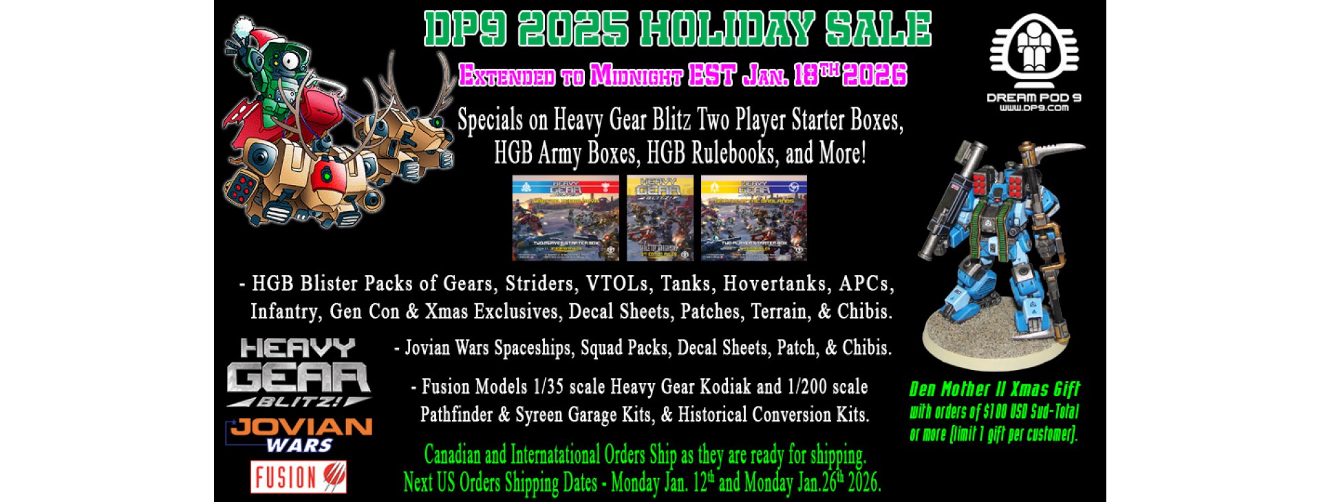 DP9 2025 Holiday Sale Extended