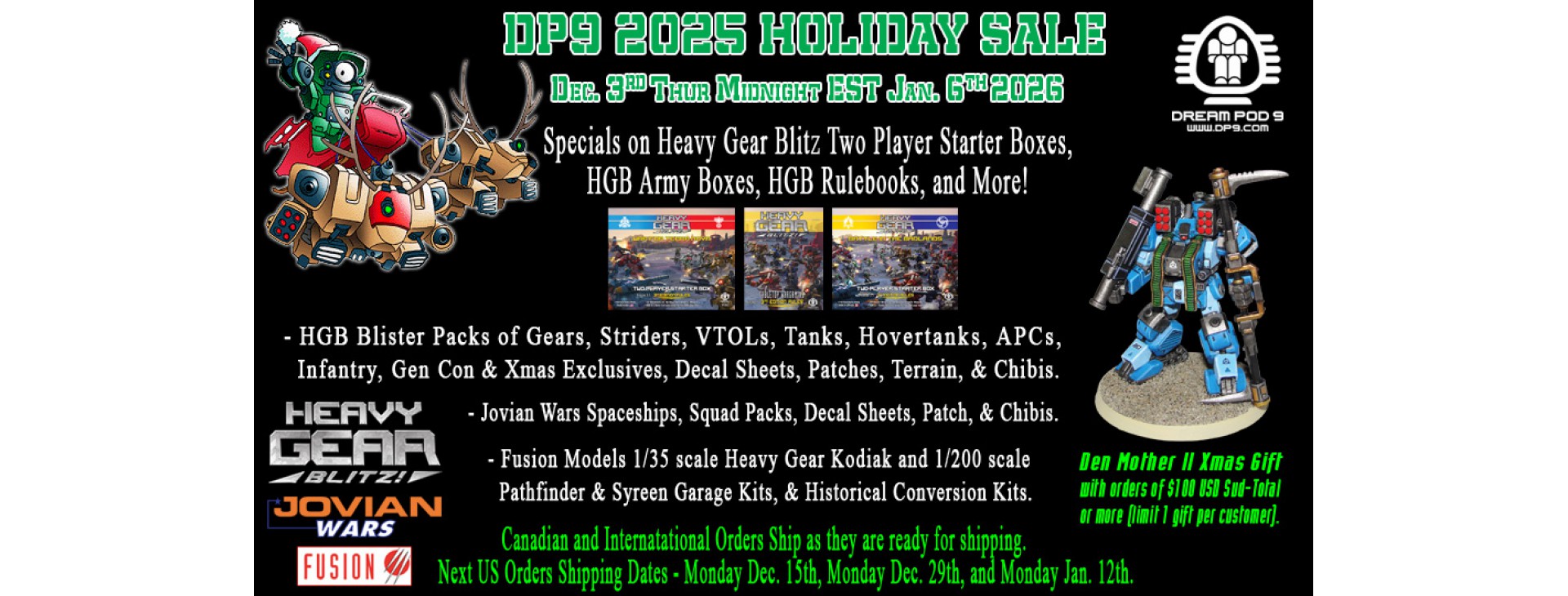 DP9 2025 Holiday Sale