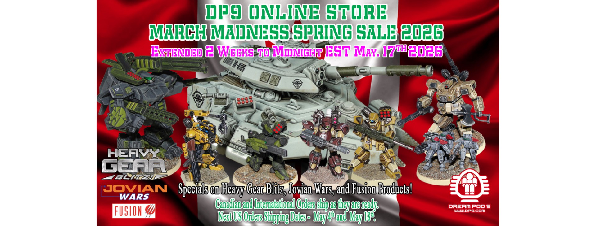 DP9 2026 March Madness Sale 2 Weeks
