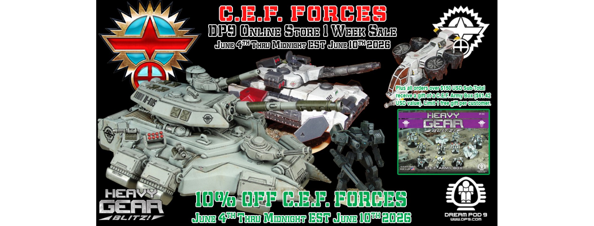 CEF Forces 1 Week Sale