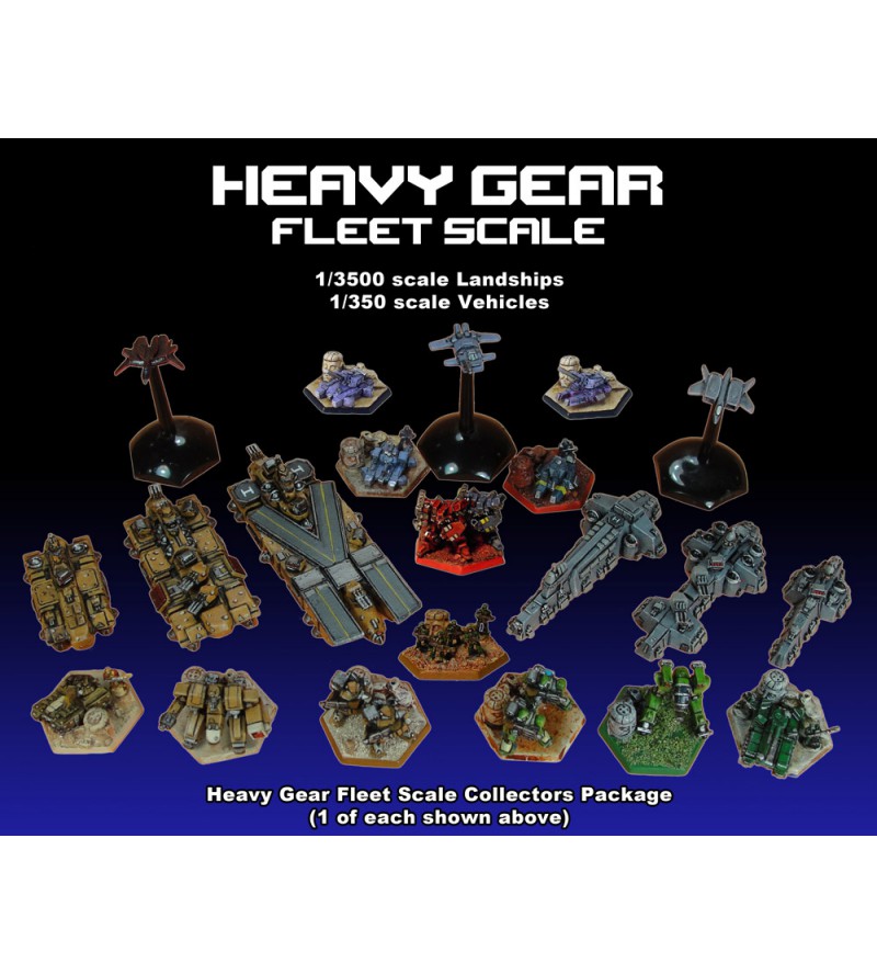 Heavy Gear Fleet Scale Collectors Package (Online Exclusive)