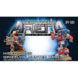 Heavy Gear Arena - Hired Guns Grizzly & Hunter XMG Pack