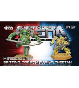 Heavy Gear Arena - Hired Guns Spitting Cobra & Strike Cheetah Pack