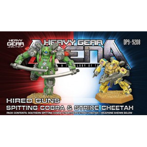 Heavy Gear Arena - Hired Guns Spitting Cobra & Strike Cheetah Pack