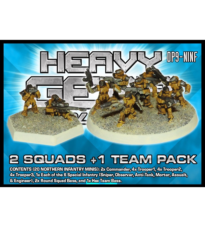 Northern Infantry 2 Squads +1 Team Pack