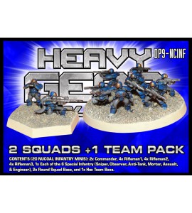 NuCoal Infantry 2 Squads +1 Team Pack