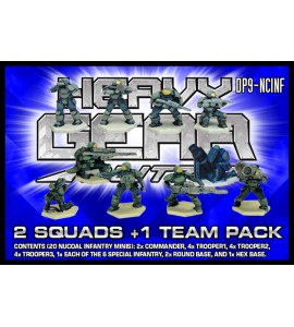 NuCoal Infantry 2 Squads +1 Team Pack