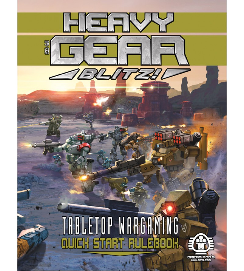 Heavy Gear Blitz - Tabletop Wargaming - Quick Start Rulebook <Old 2nd Edition Rules>