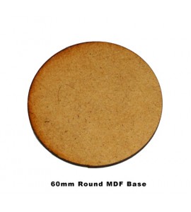 60mm Round Base (MDF)