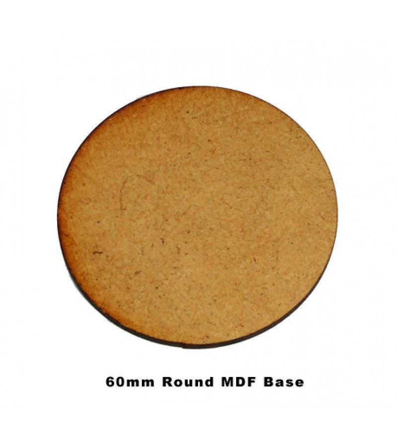 60mm Round Base (MDF)