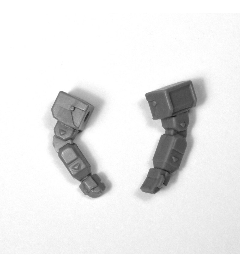 Custom Resin Arms for Hunter Plastic Miniature to Hold Weapon Across Torso