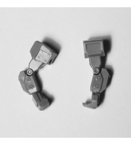 Custom Resin Arms for Grizzly Plastic Miniature to Hold Weapon Across Torso