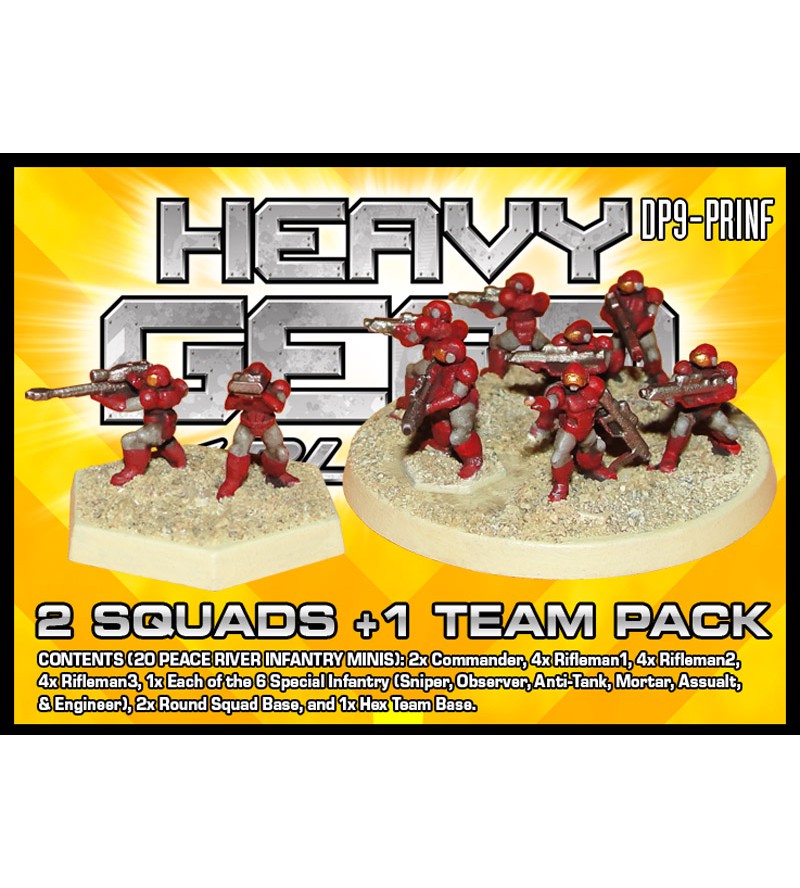 Peace River Infantry 2 Squads +1 Team Pack