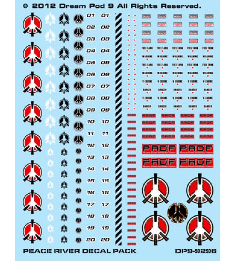 Peace River Decals Pack