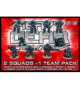 Southern Infantry 2 Squads +1 Team Pack