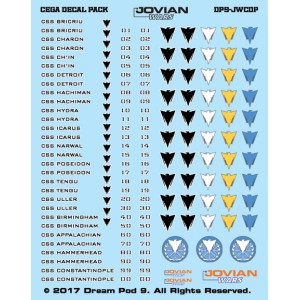 Jovian Wars: CEGA Decal Sheet