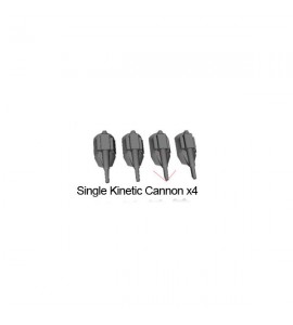 Jovian Wars: Single Kinetic Cannon Pewter Parts x4