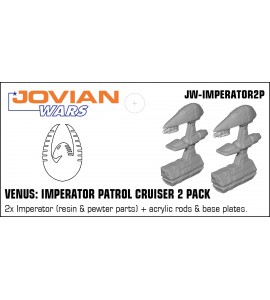 Jovian Wars: Venus Imperator Patrol Cruiser Two Pack