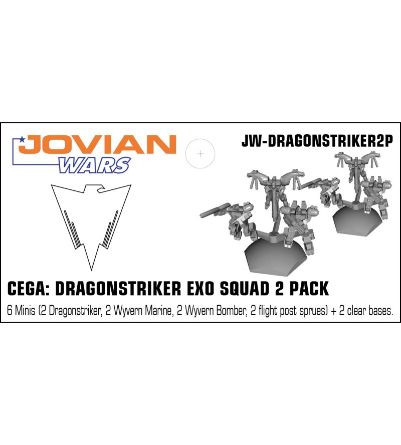 Jovian Wars: CEGA Dragonstriker Exo Armor Squad 2 Pack