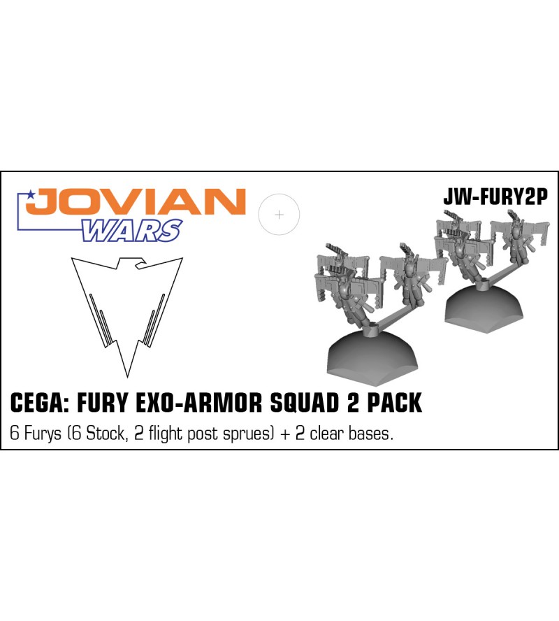 Jovian Wars: CEGA Fury Exo Armor Squad 2 Pack