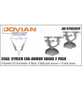 Jovian Wars: CEGA Syreen Exo Armor Squad 2 Pack