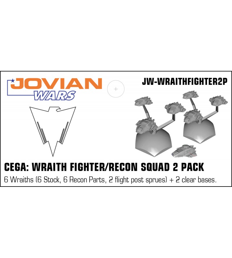 Jovian Wars: CEGA Wraith Fighter Recon Squad 2 Pack