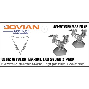 Jovian Wars: CEGA Wyvern Marine Exo Armor Squad 2 Pack
