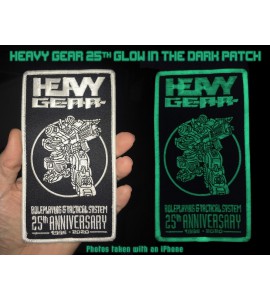 Heavy Gear 25th Anniversary Glow in the Dark Thread Patch