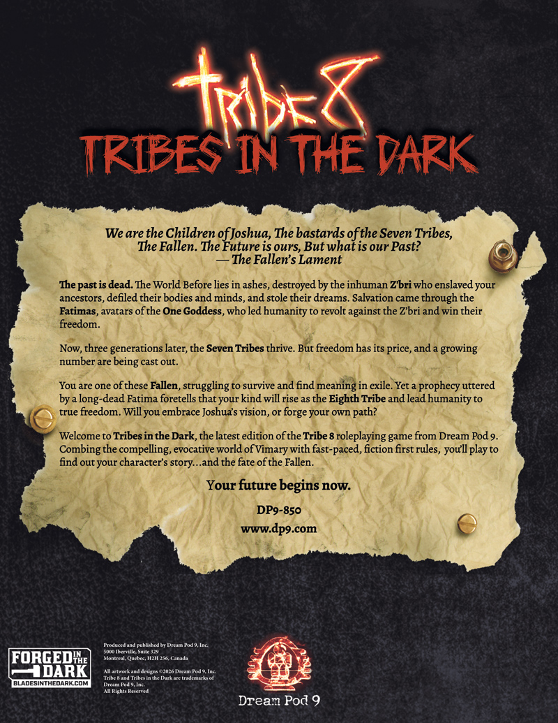 Tribe 8 - Tribes in the Dark - eBook and POD books - Dream Pod 9